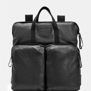 All Saints Force Leather Backpack